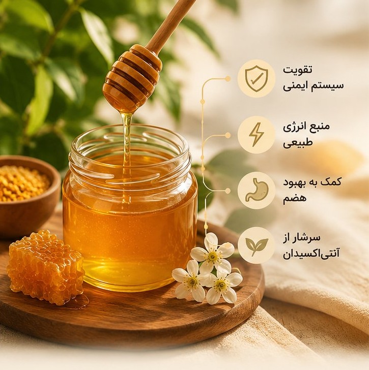 فواید عسل طبیعی برای بدن چیست؟